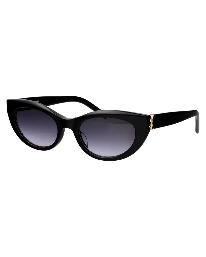 Saint Laurent Women's Sunglasses Slm115 Black Acetate Black-Black-Grey Black/black/grey Black