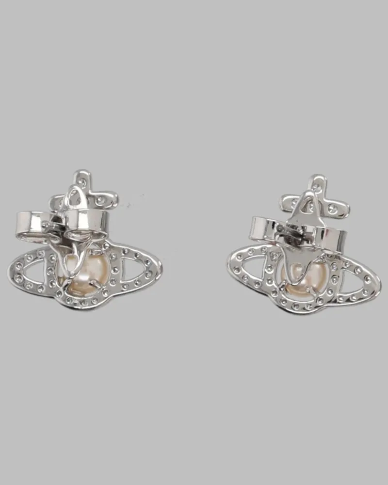 Vivienne Westwood Olympia Earrings — Silver Silver