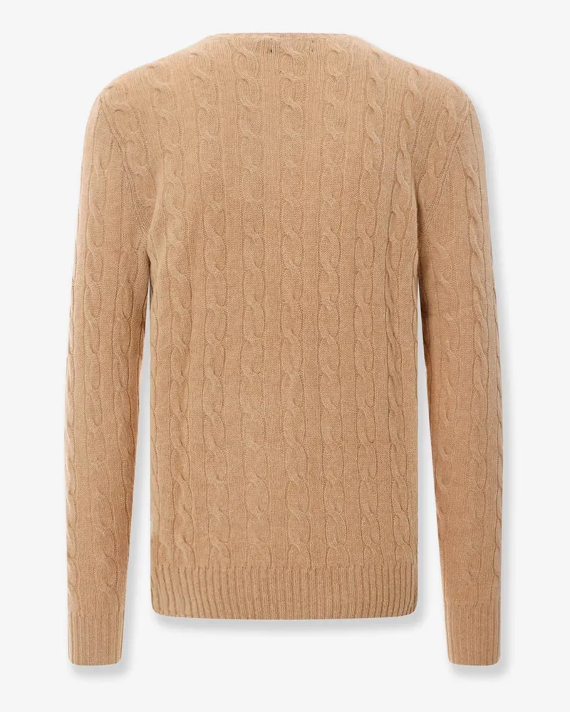 Ralph Lauren Men's Sweater Wool-Cashmere Beige Beige