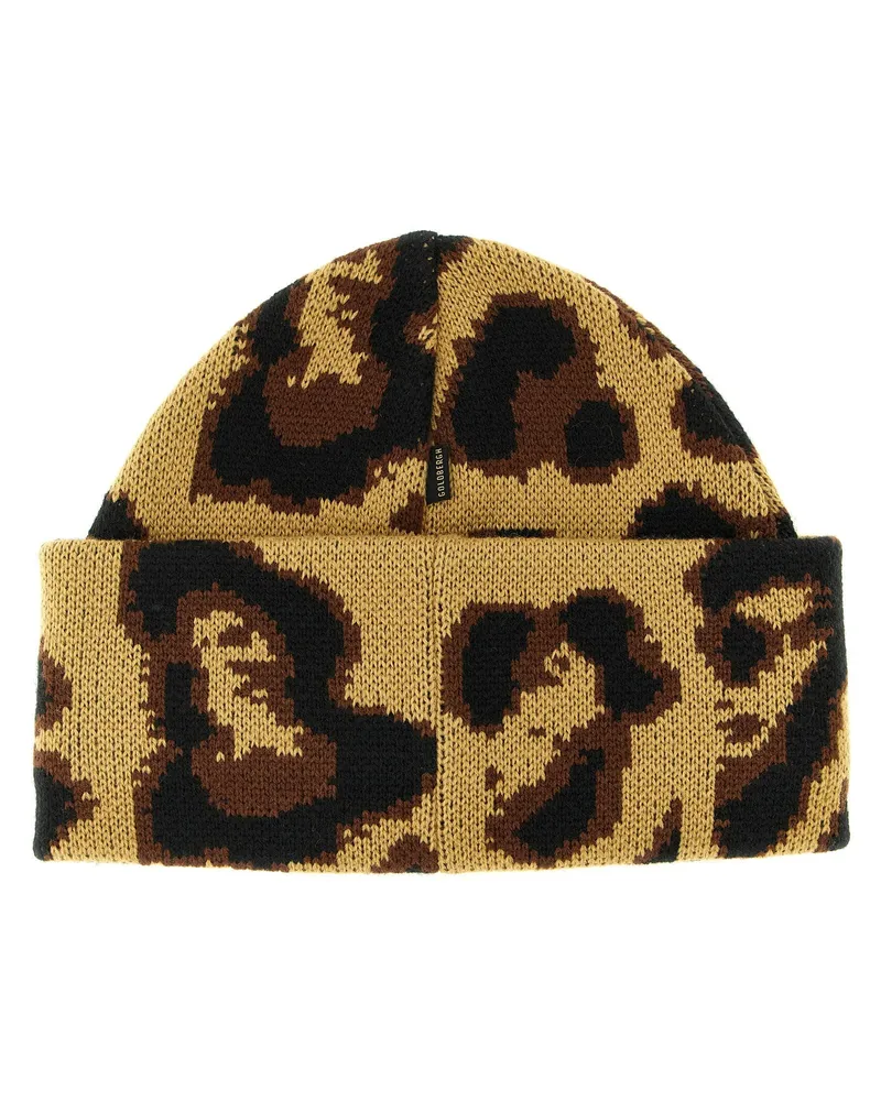 GOLDBERGH Jaguar Jacquard Knit Winter Hat — Caramel Caramel