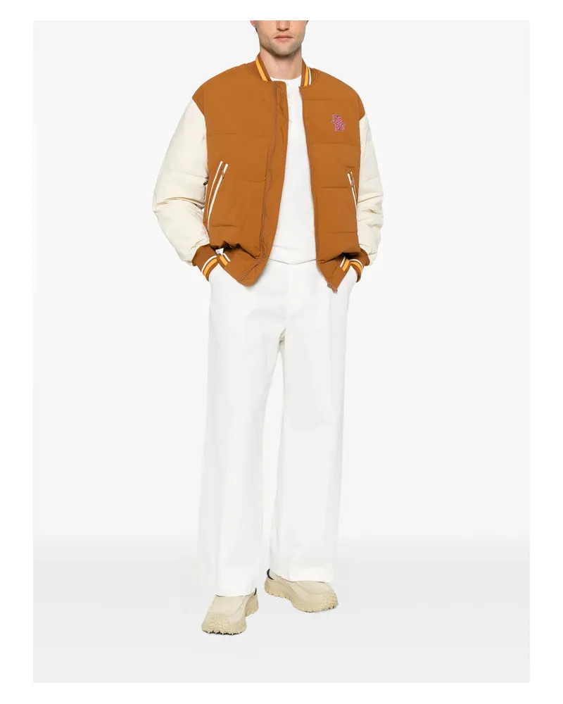 Drôle de Monsieur Colour-Block Jacket — Brown Brown
