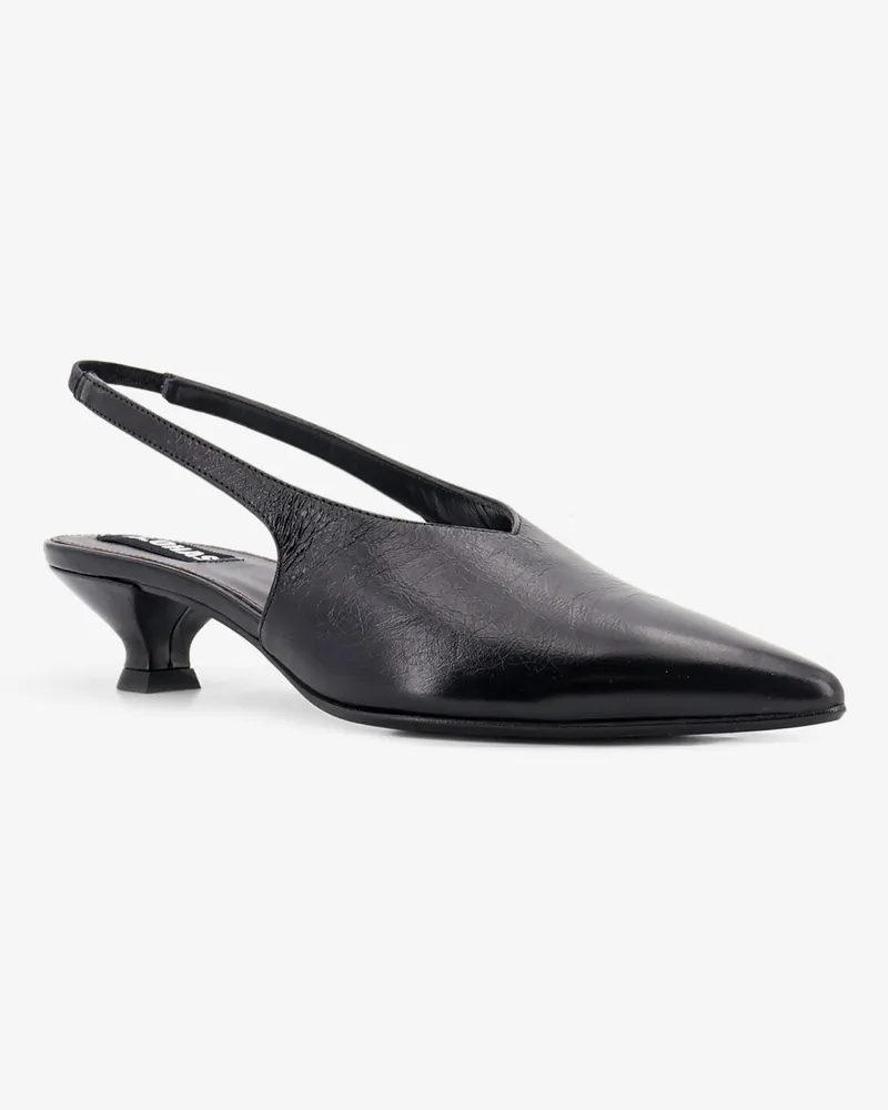 Alohas Women's Pumps Eros Leather Black High Heel Shoes Black