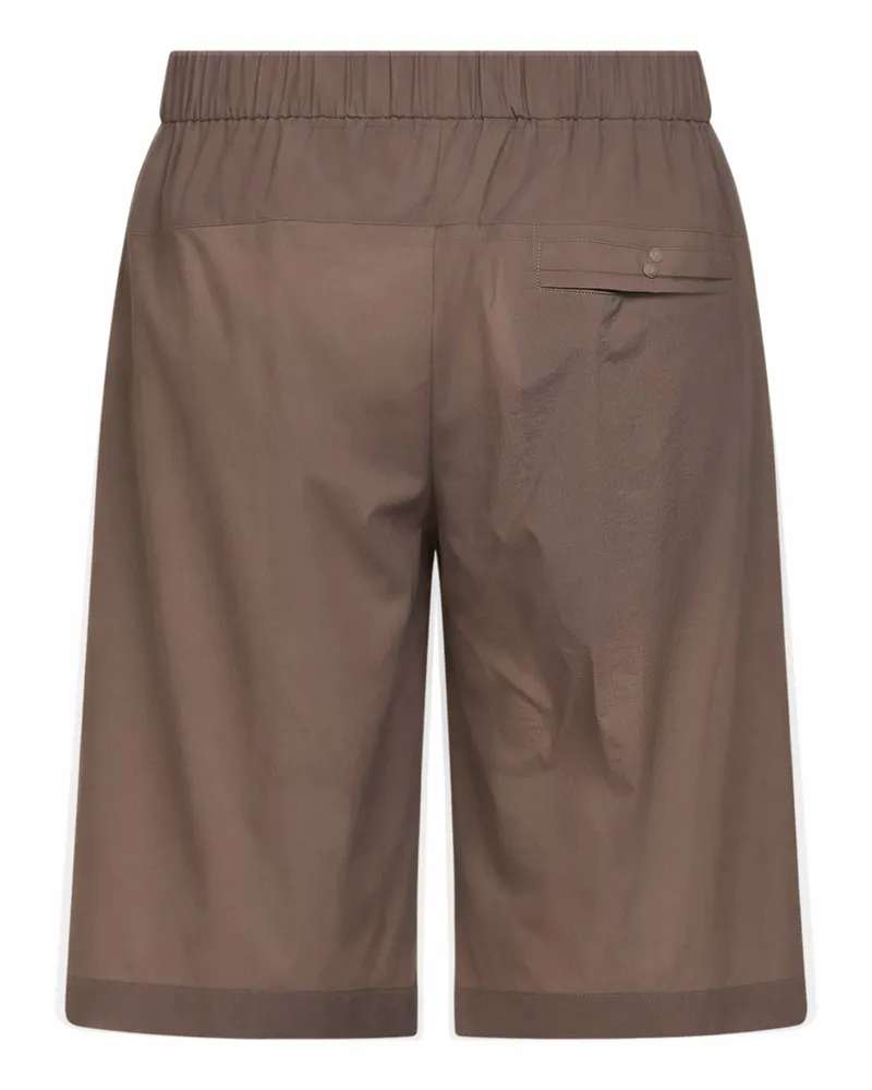 Herno Men Bermuda Shorts Mud Ripstop Nylon Polyamide Brown