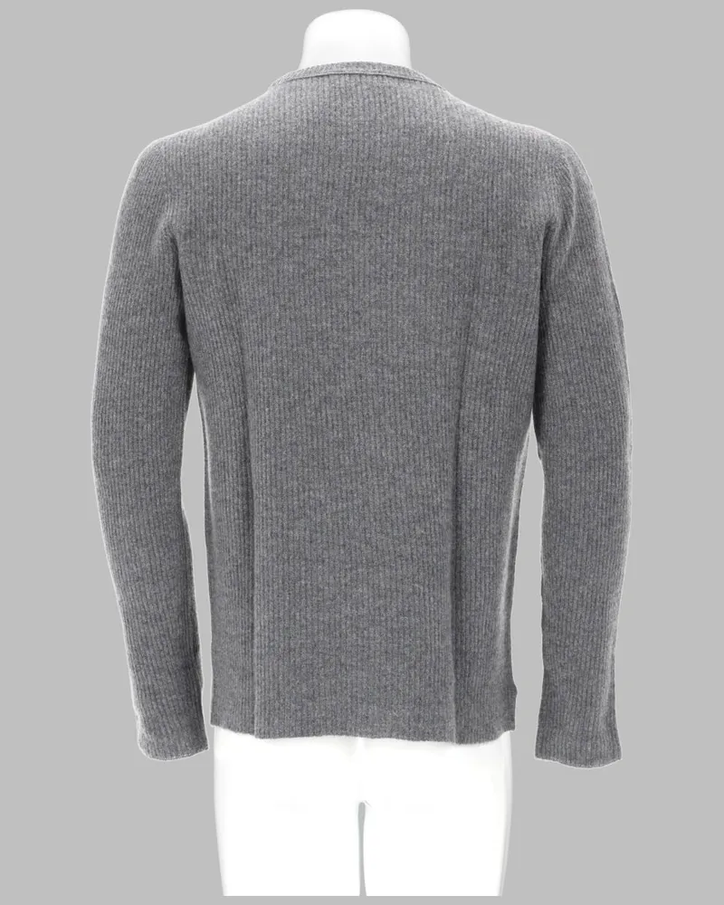Roberto Collina 100% Cashmere Sweater — Gray Gray
