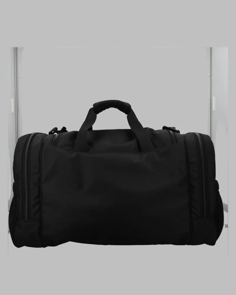 Balenciaga Men's Duffel Bag Hike Gym Black Polyamide Luggage Suitcases Black