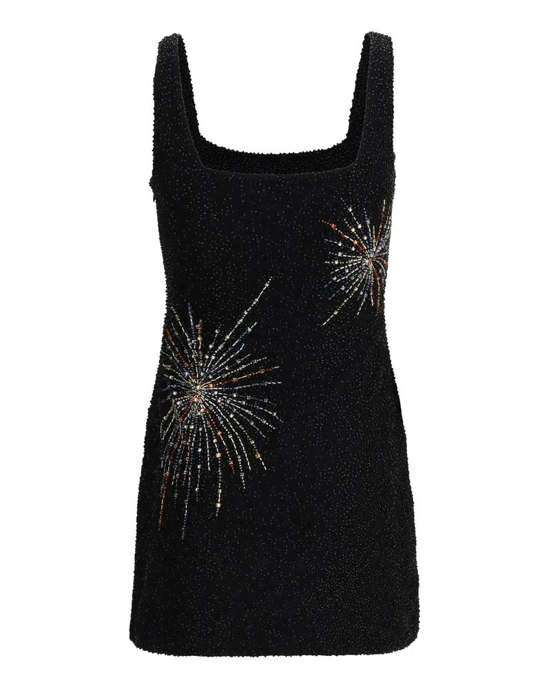 STAUD Women Sable Dress Firework Nylon; Elastane Black