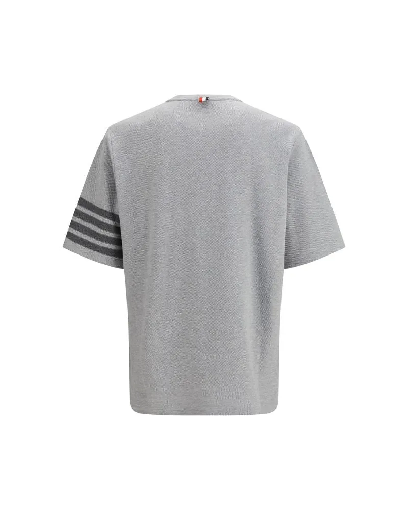Thom Browne Men's Gray Cotton Sportswear Clothing Gray