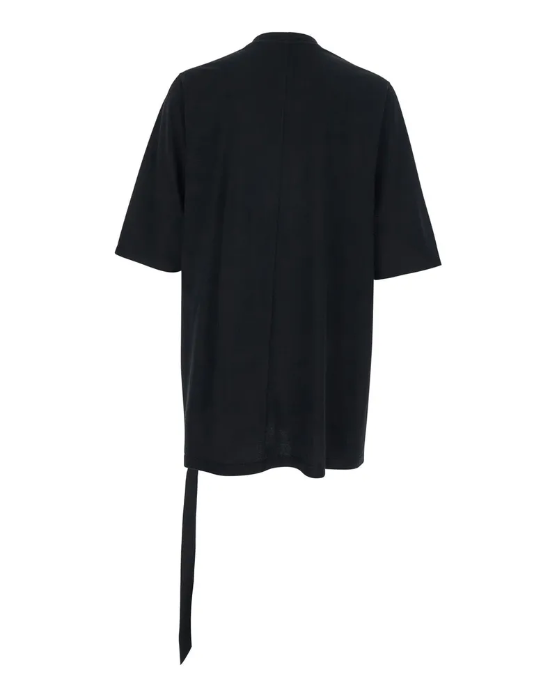 Rick Owens Crew Neck Cotton T-Shirt — Black Black