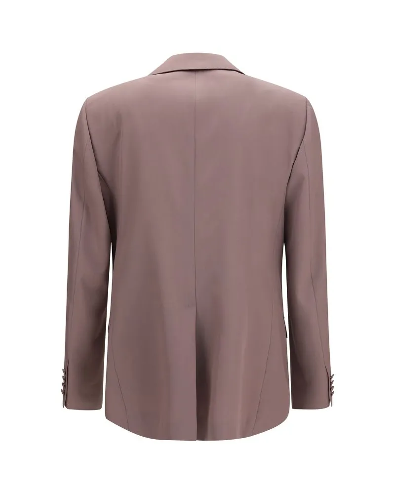 Dolce & Gabbana Men's Brown Wool Oves Aries Jacket Clothing Brown