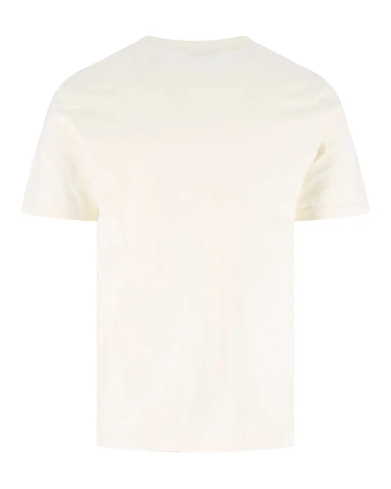 Kitsuné Men's T-Shirts And Polos Beige Cotton Beige