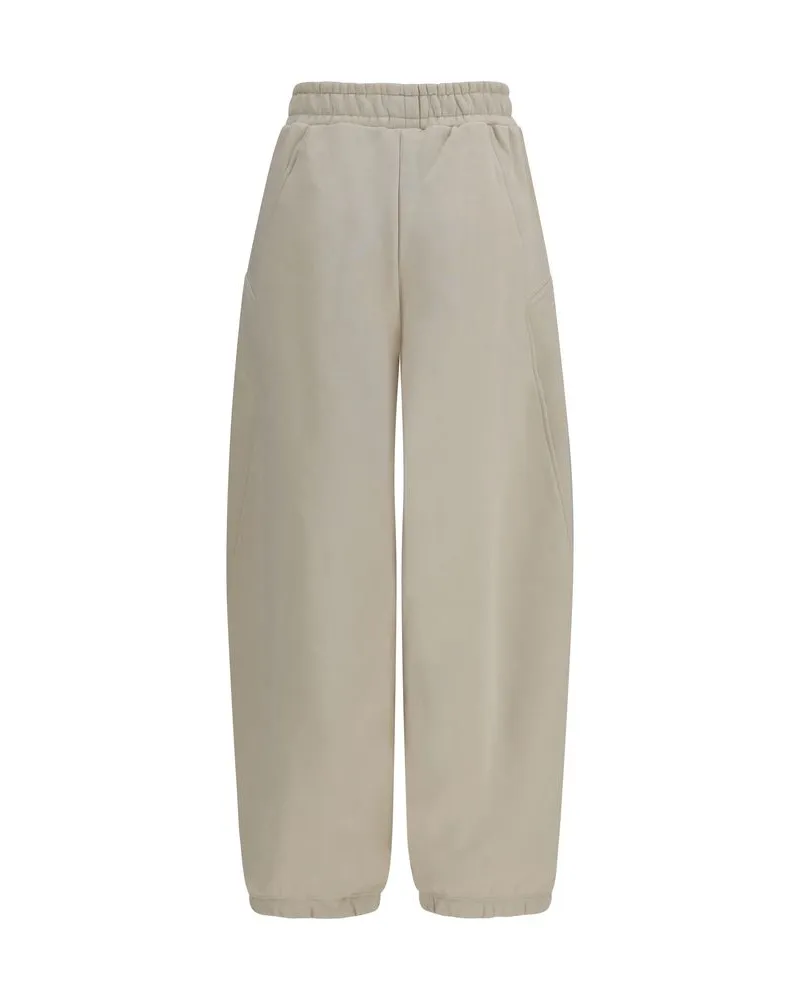 New Balance Cotton Fleece Joggers — Beige Beige