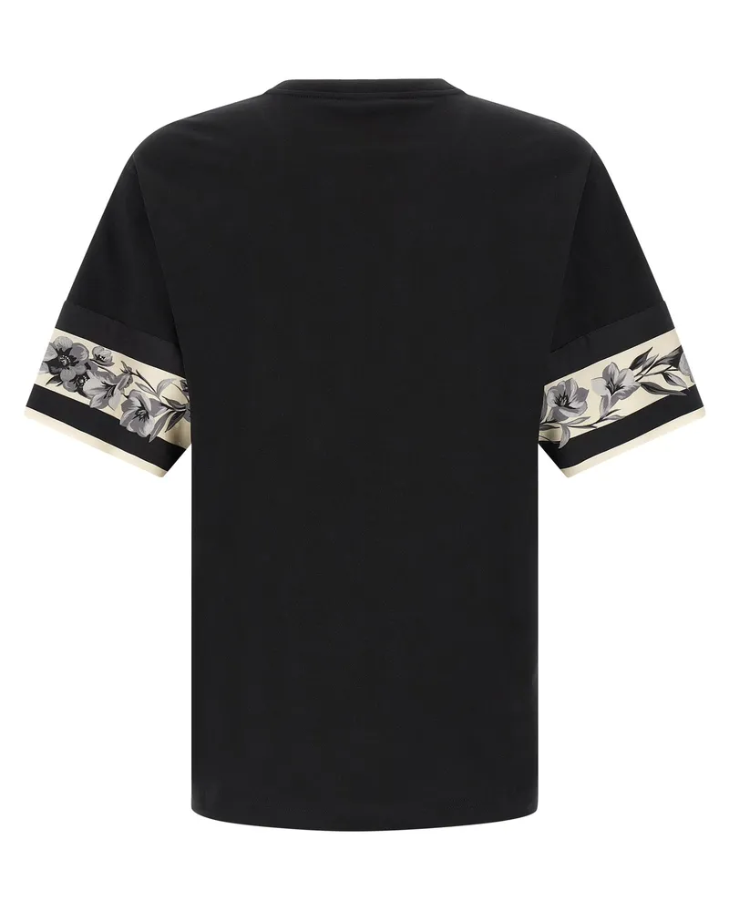 Dolce & Gabbana Men's Black Cotton Long Sleeve T-Shirt Black