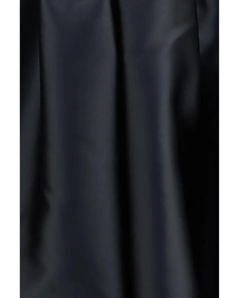 Calvin Klein Women's Skirt Yael Silk-Blend Black Polyester Black