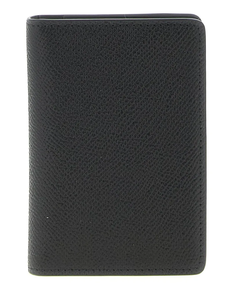 Maison Margiela Unisex Black Calfskin Cardholder Accessory Black