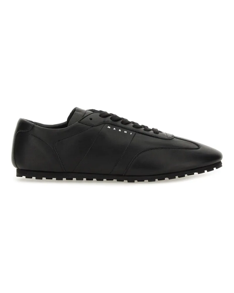 Marni Softy Doccer Sneaker — Black Black