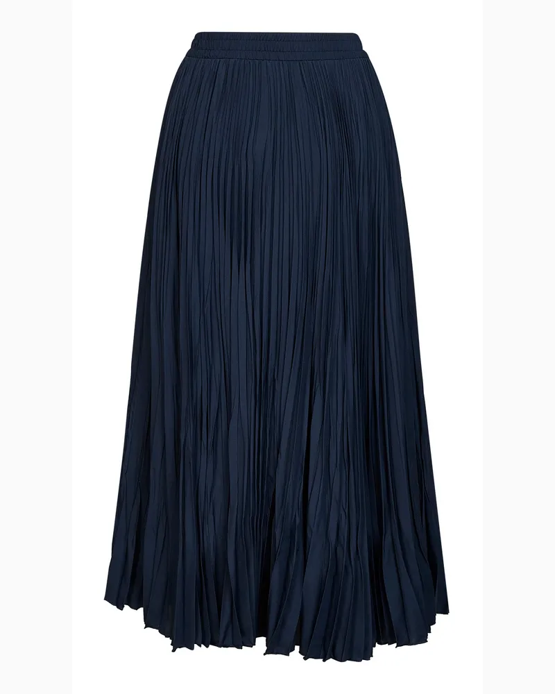 Max Mara Women's Skirt Wkdfoggia Blue Polyester Blue