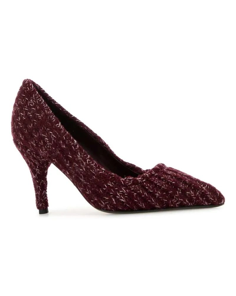 Prada Women's Melange Bordeaux Fabric Pumps Porpora+bia Nco Pawswv Scarpe Con Tacco High Heel Shoes Purple