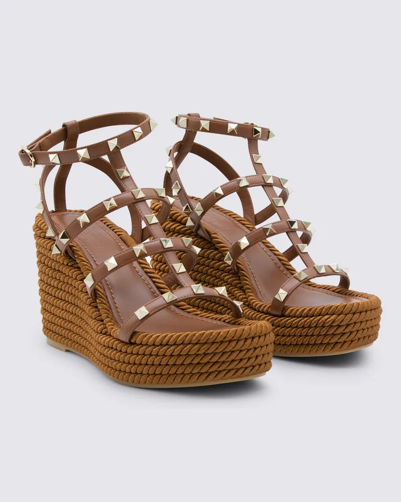 Valentino Garavani Women's Flat Shoes Tobacco _cover Le Sole El Brown