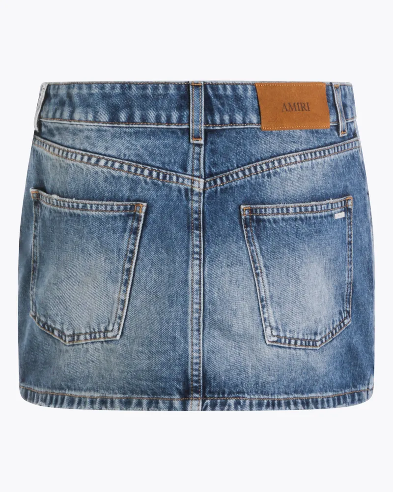 Amiri Women's Skirts Light Blue _100 % Co Blue