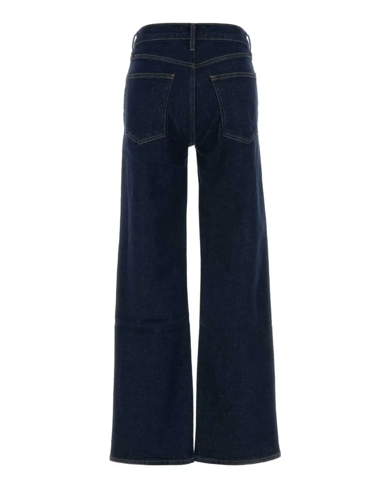 AGOLDE Women's Stretch Denim Jeans Reissuetrueindrinse Regen Cotton Elastane Navy
