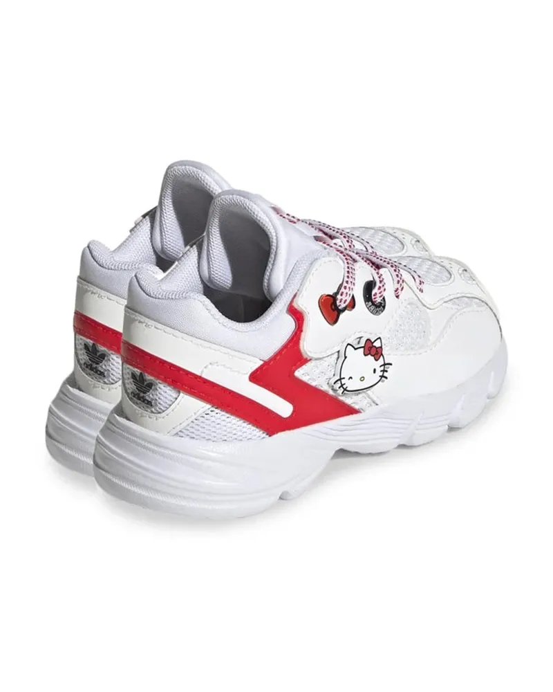 adidas White Leather Sneaker — White White