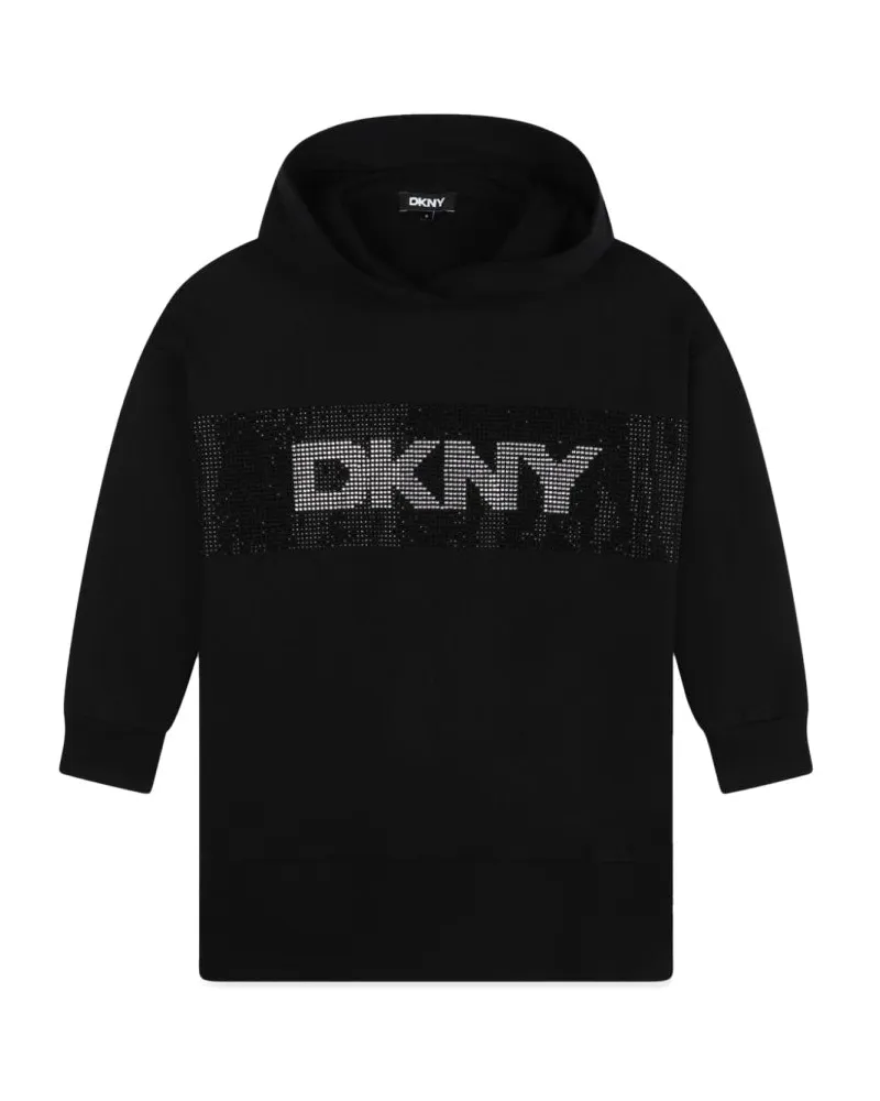 DKNY Cotton Dress — Black Black