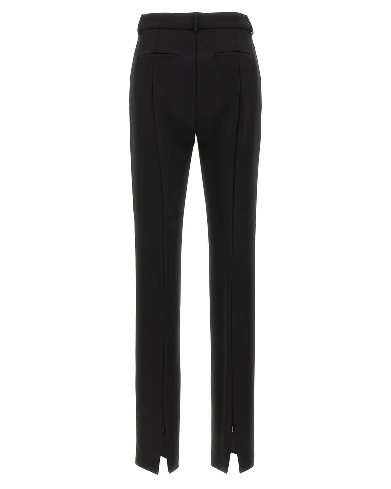 SPORTMAX Women's Black Viscose Casual Pants Black