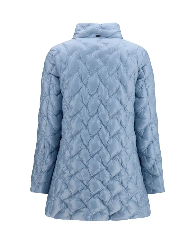 Herno Women's Blue Polyester Full-Length Jacket Clothing Blue