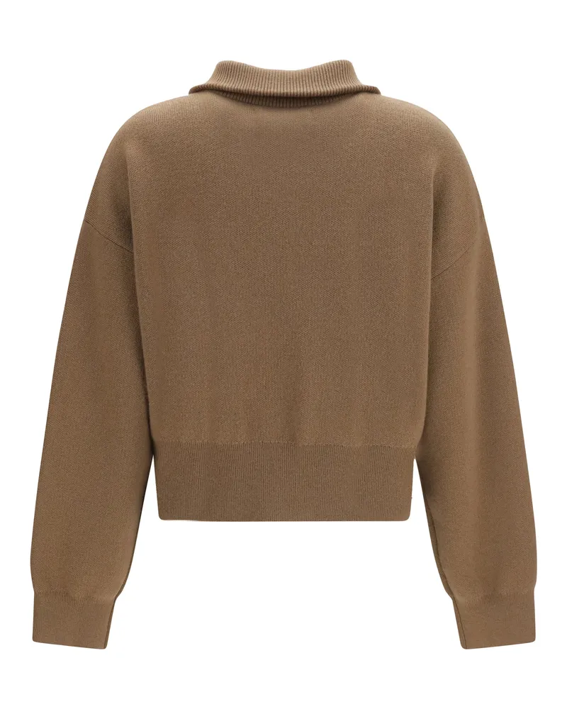 extreme cashmere Women's N°385 Xtra Cute Cashmere Sweater Chai Kashmir-Capra Hircus Kashmir/capra Beige