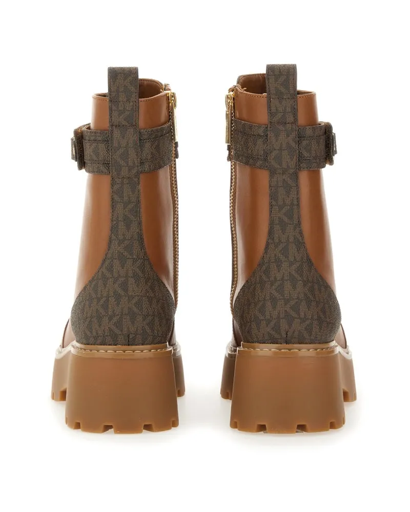Michael Kors Cow Leather Boot — Beige Beige