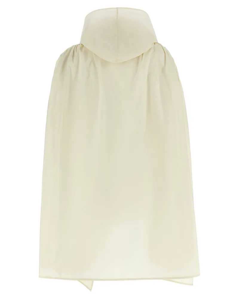 Moncler Taffeta Cape — Cream Cream
