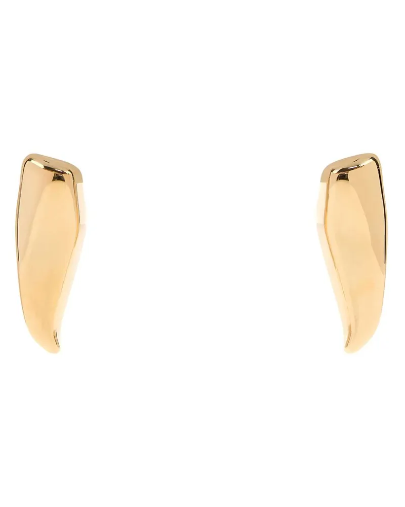 Bottega Veneta Silveryellowgold Orecchini Earrings Gold