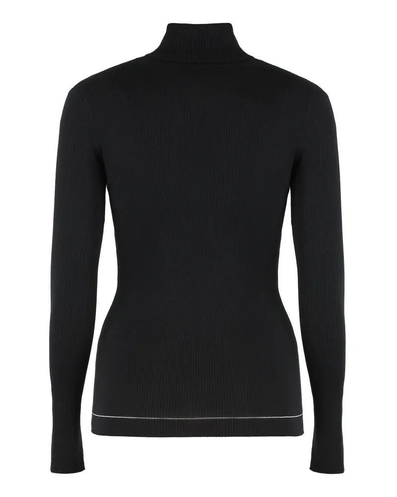 Moncler Women's Wool Turtleneck Sweater Black Virgin Black