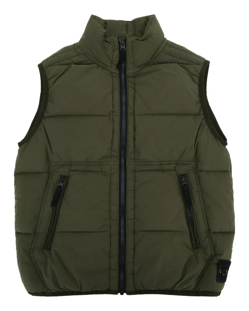 Stone Island Boys' Vest Militarygreen Giubbini Jacket Green