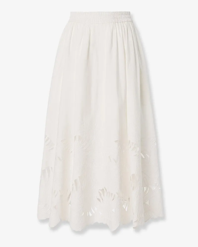 Zimmermann Women's Skirt Mahon White Cotton White