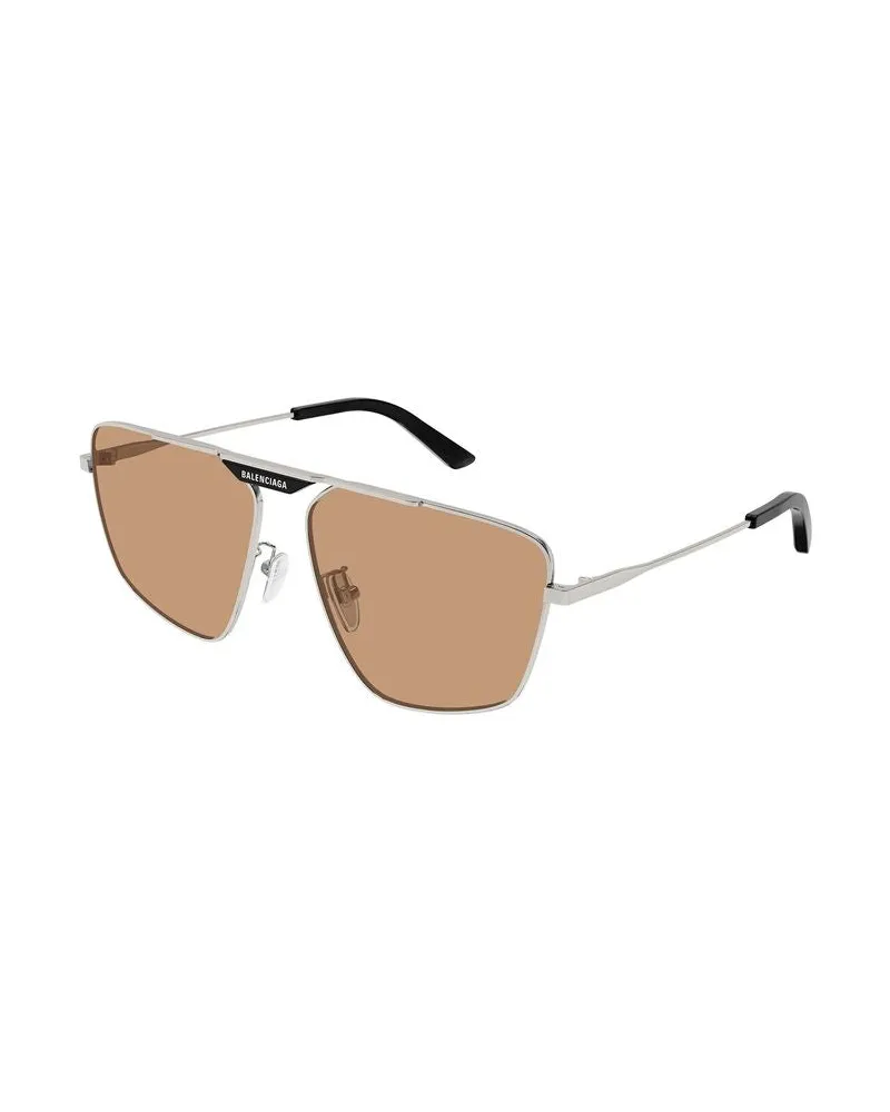 Balenciaga Unisex Sunglasses Grey Metal Gray