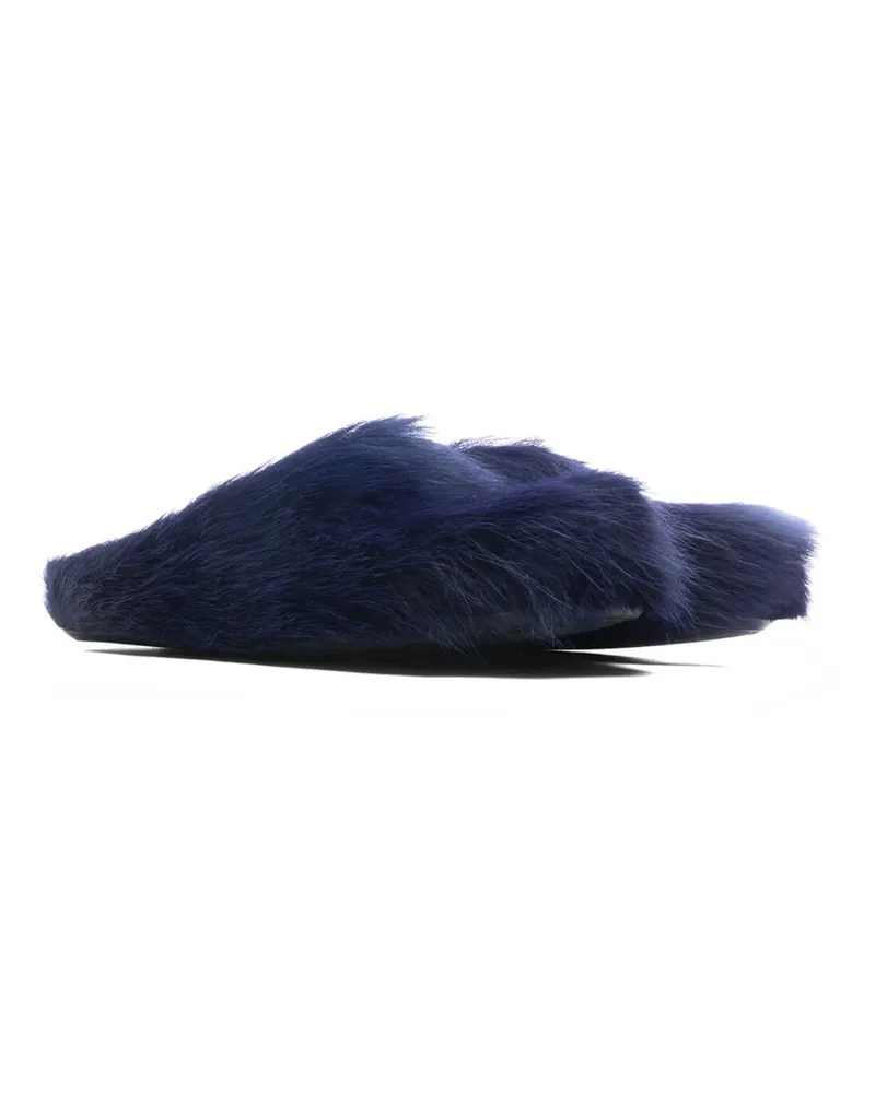 Marni Men's Slippers Fussbett Eclipse Flat Shoes Navy
