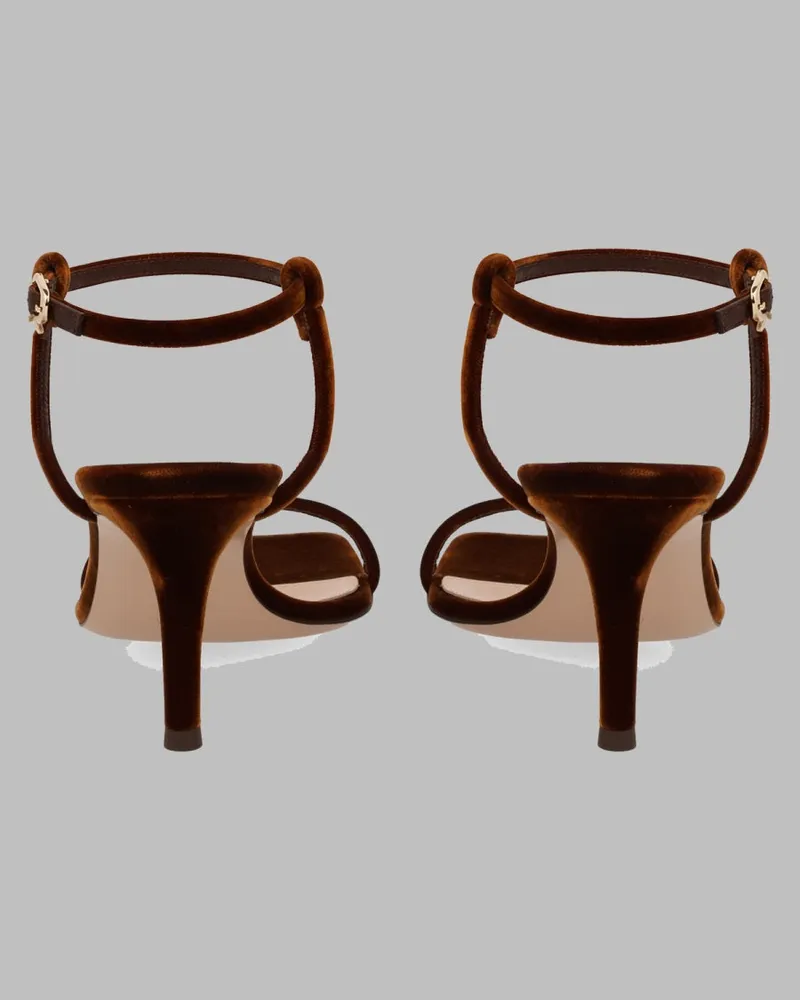 Gianvito Rossi Mayfair Sandal — Brown Brown
