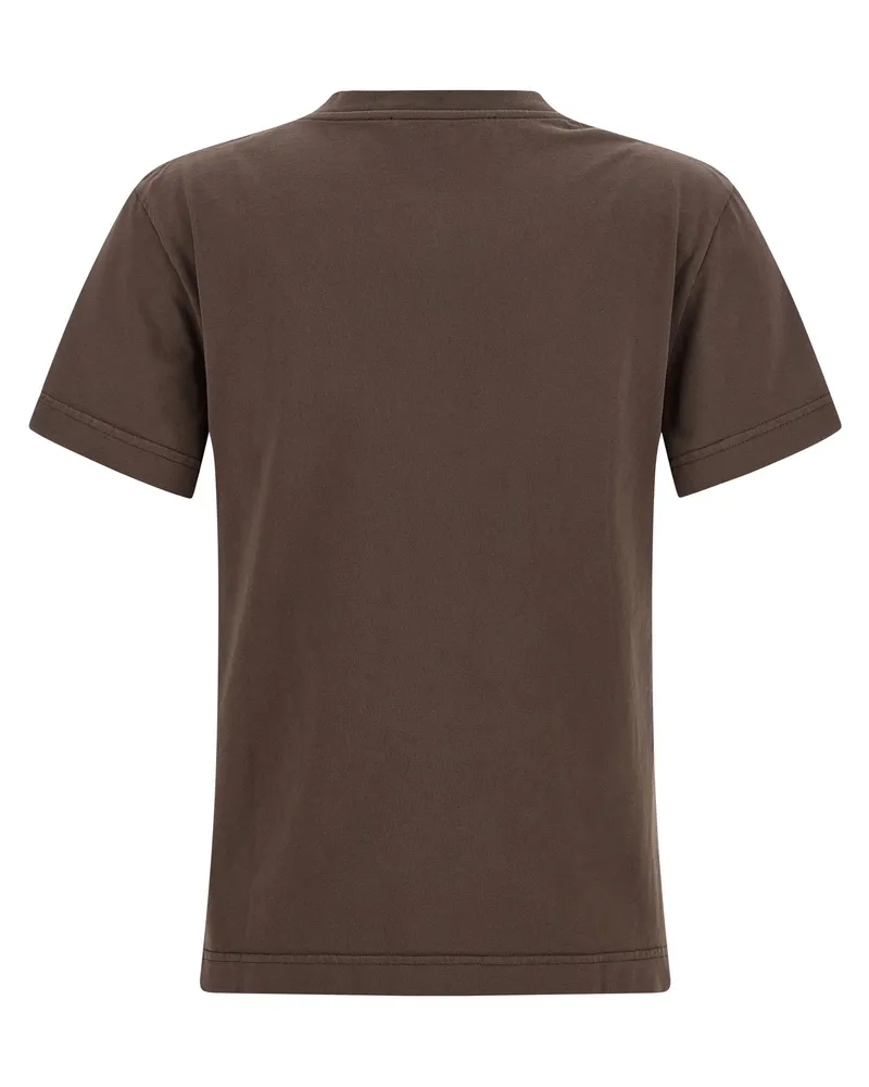Jacquemus Grosgrain Logo T-Shirt — Brown Brown