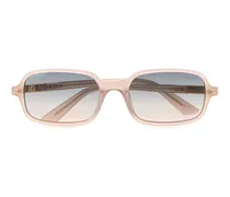 CH0363S005 Oversized Acetate Frame Sunglasses — Beige