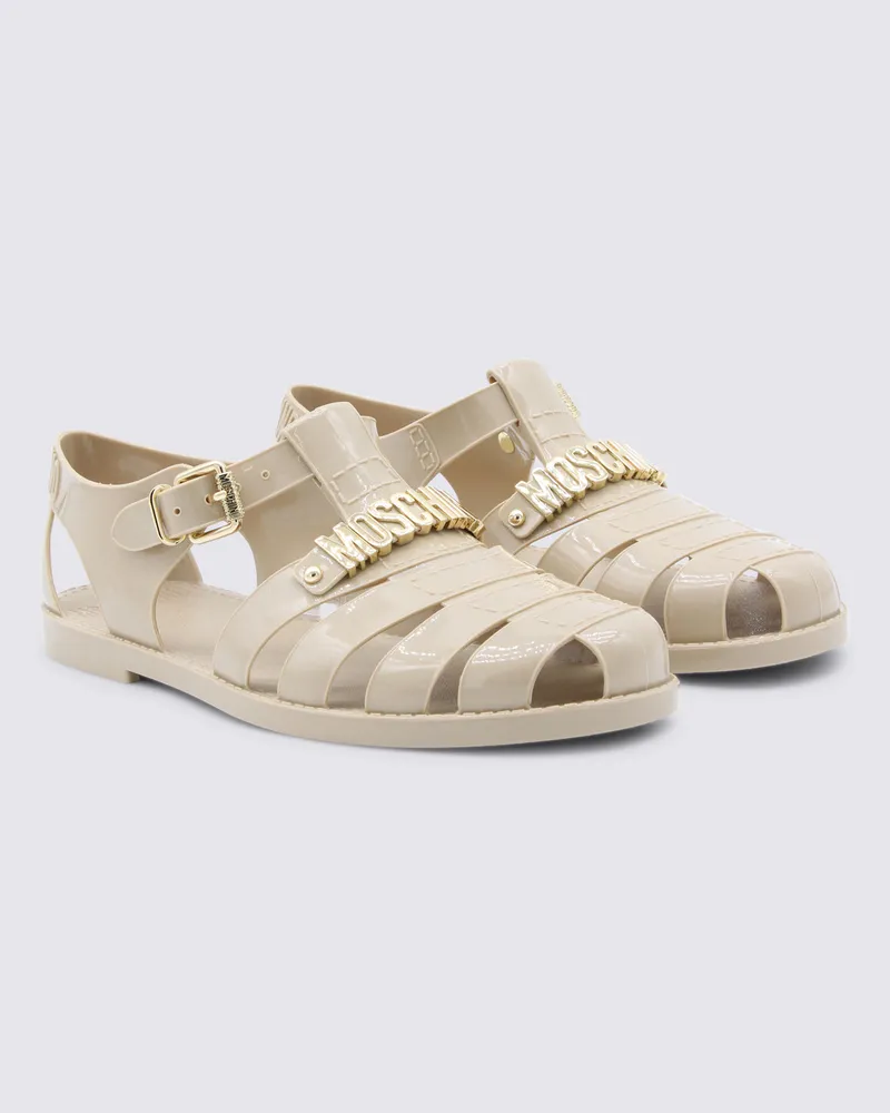 Moschino Men's Sandals Beige _el - Suola: El Beige