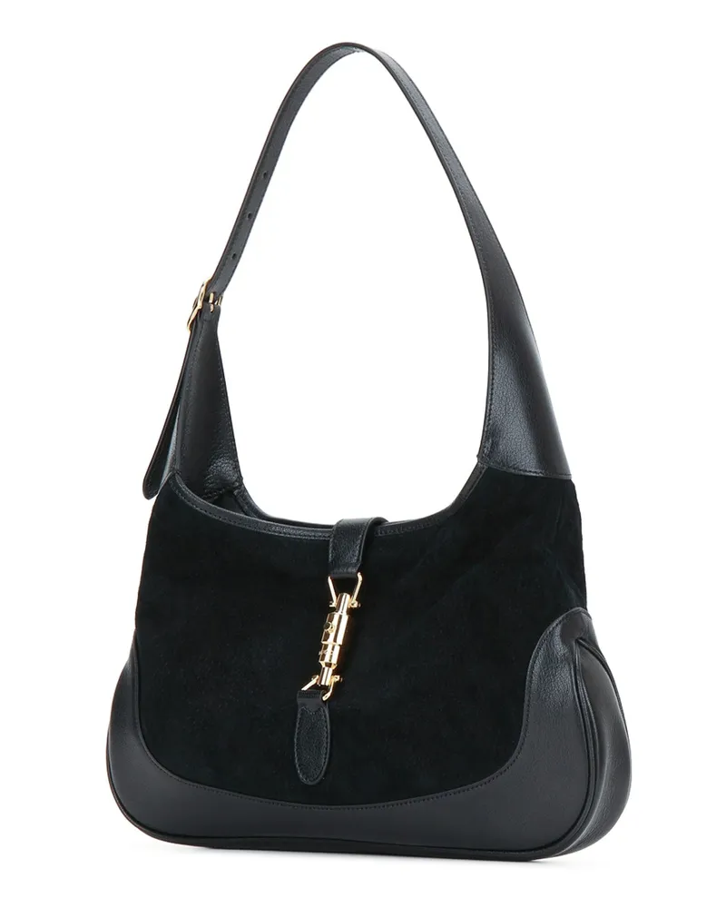 Gucci Women's Hbg Jackie 1961 Blackblack Calf Skin Borse A Mano Bag Black
