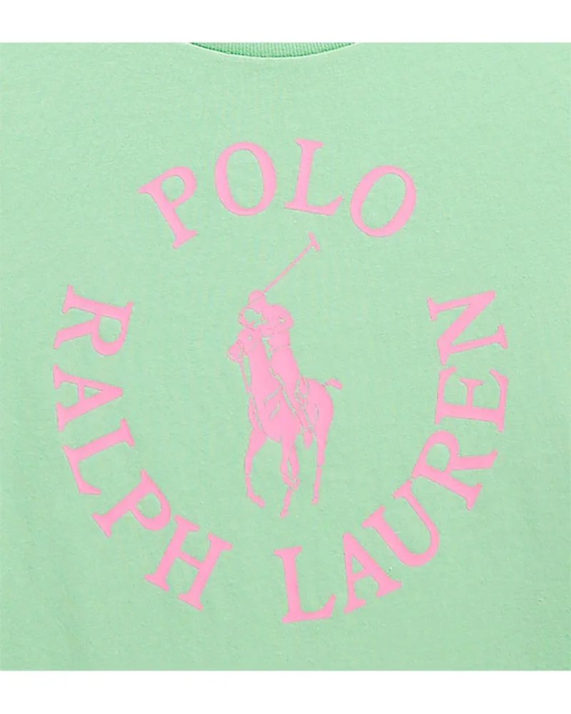 Ralph Lauren Logo-Embroidered Cotton T-Shirt — Green Green