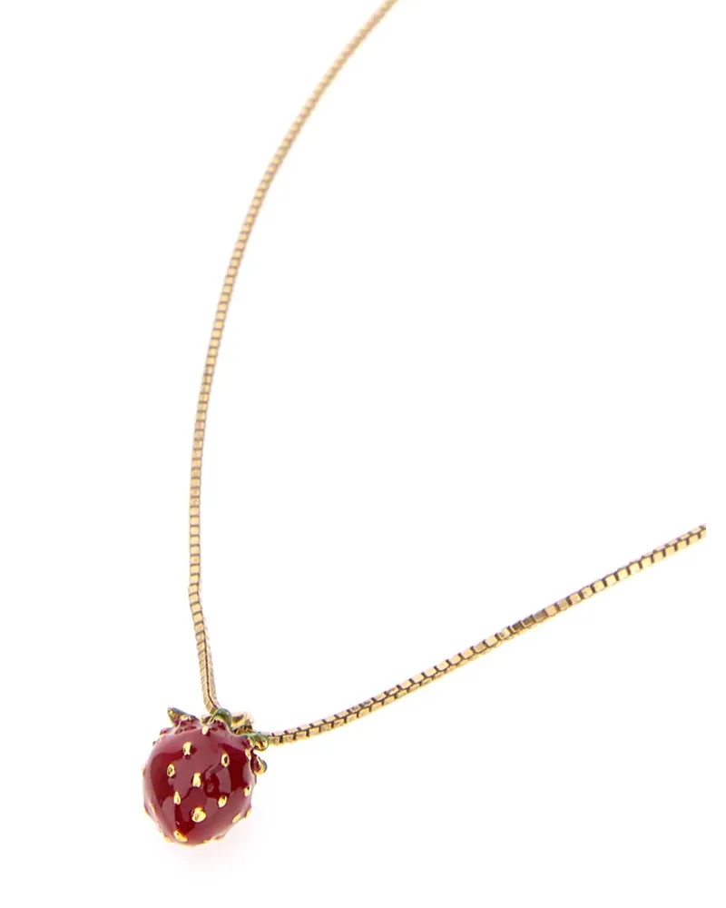 Saint Laurent Pendenti Necklace — Gold Gold