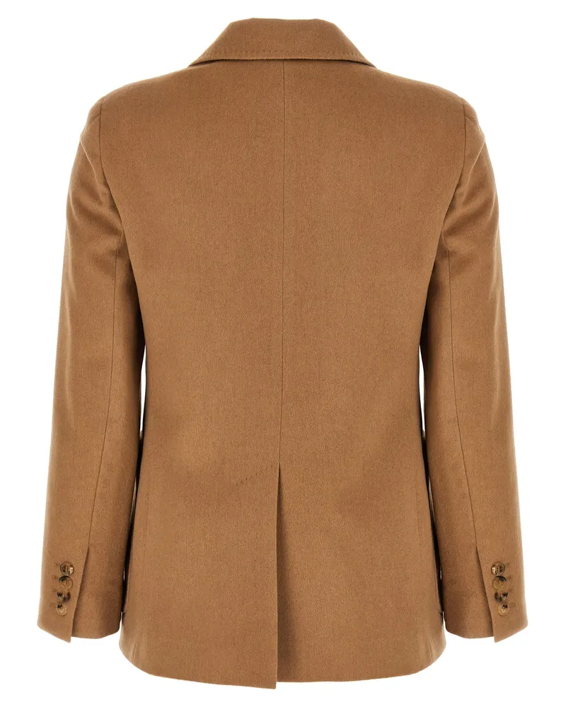 Max Mara Women's Beige Wool Blazer Clothing Beige