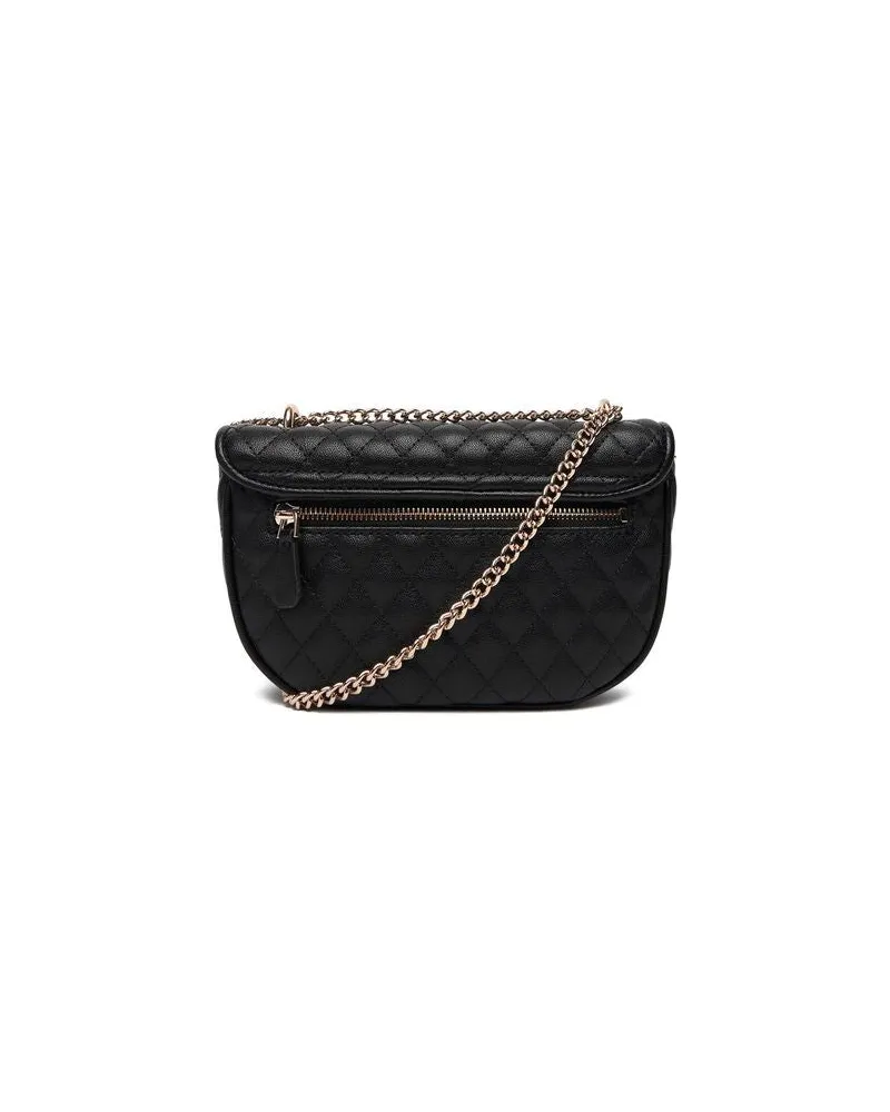 Guess Women's Crossbody Bag Black Polyurethane Crossbody-bags Black