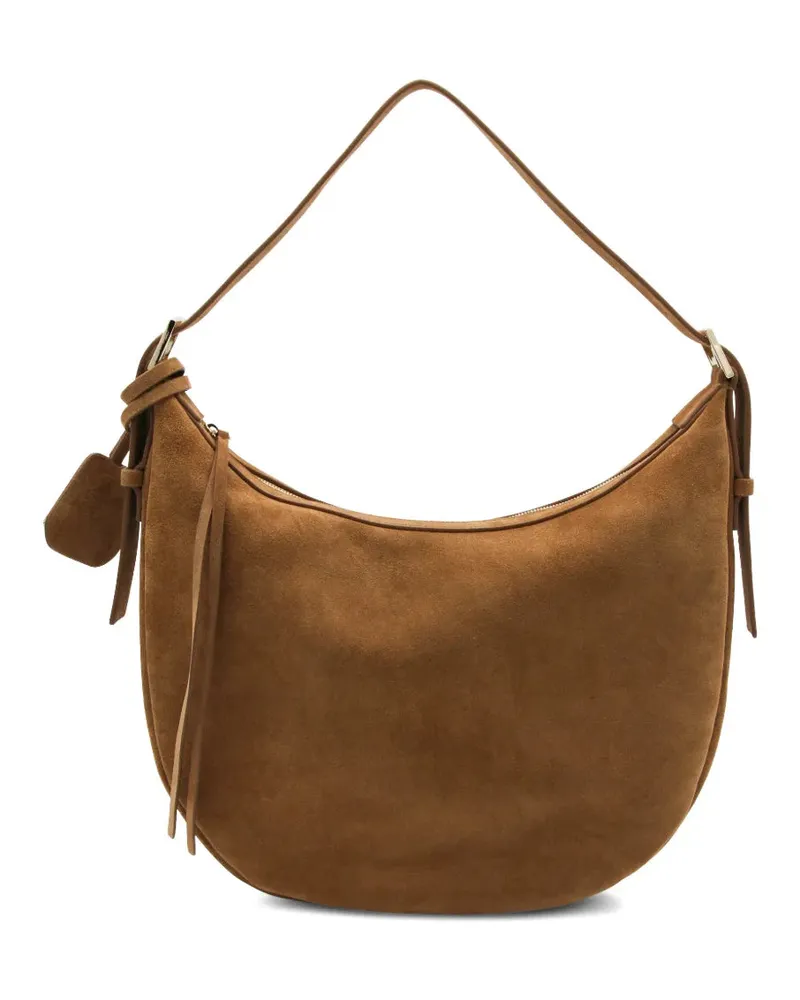 Fabiana Filippi Women's Zip-Fastening Shoulder Bag Ss26 W Caramel