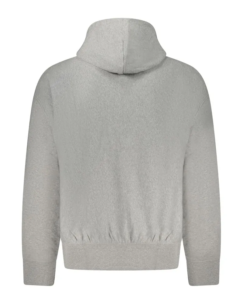 Calvin Klein Embroidered Logo Hoodie — Grey Grey