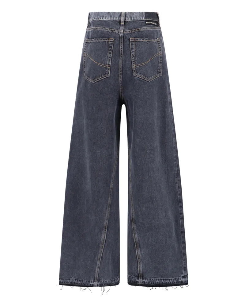 Stella McCartney Women's Jeans Black Material 1: Polyester Gray