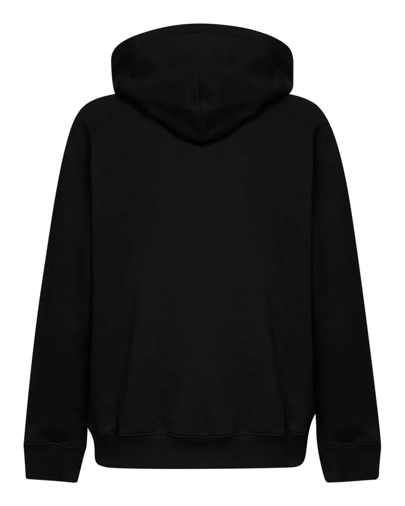 Gucci Men's Hoodie Black Cotton Sweatshirts Sweater Black